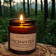 Sandalwood, Amber and Citrus Scented Candle - Enchanted-0