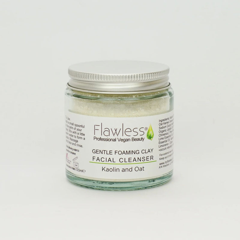 Clay Facial Cleanser with Kaoiln and Oat - Gentle and Foaming 120ml