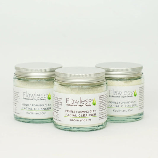 Clay Facial Cleanser with Kaoiln and Oat - Gentle and Foaming 120ml