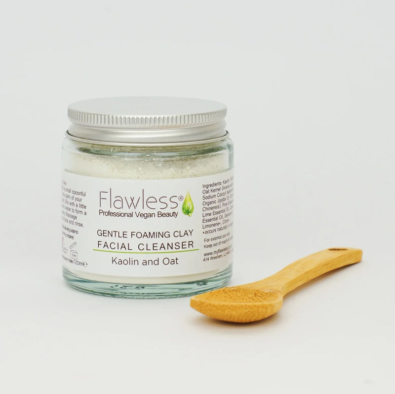 Clay Facial Cleanser with Kaoiln and Oat - Gentle and Foaming 120ml