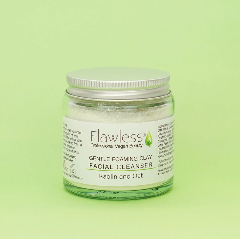 Clay Facial Cleanser with Kaoiln and Oat - Gentle and Foaming 120ml