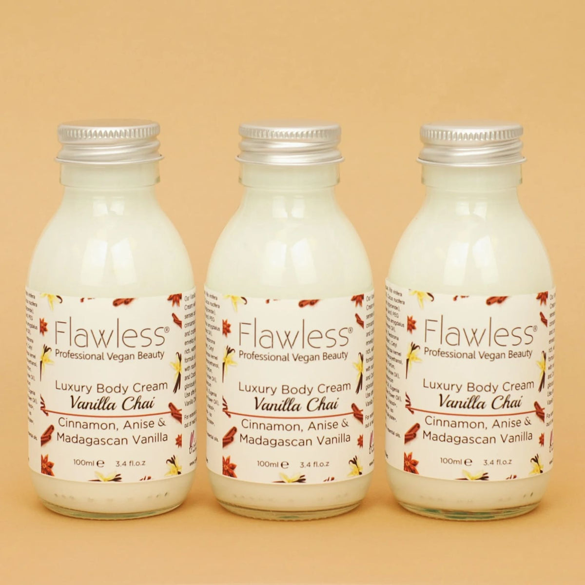 Vanilla Chai Luxury Body Cream - Cinnamon and Madagascan Vanilla