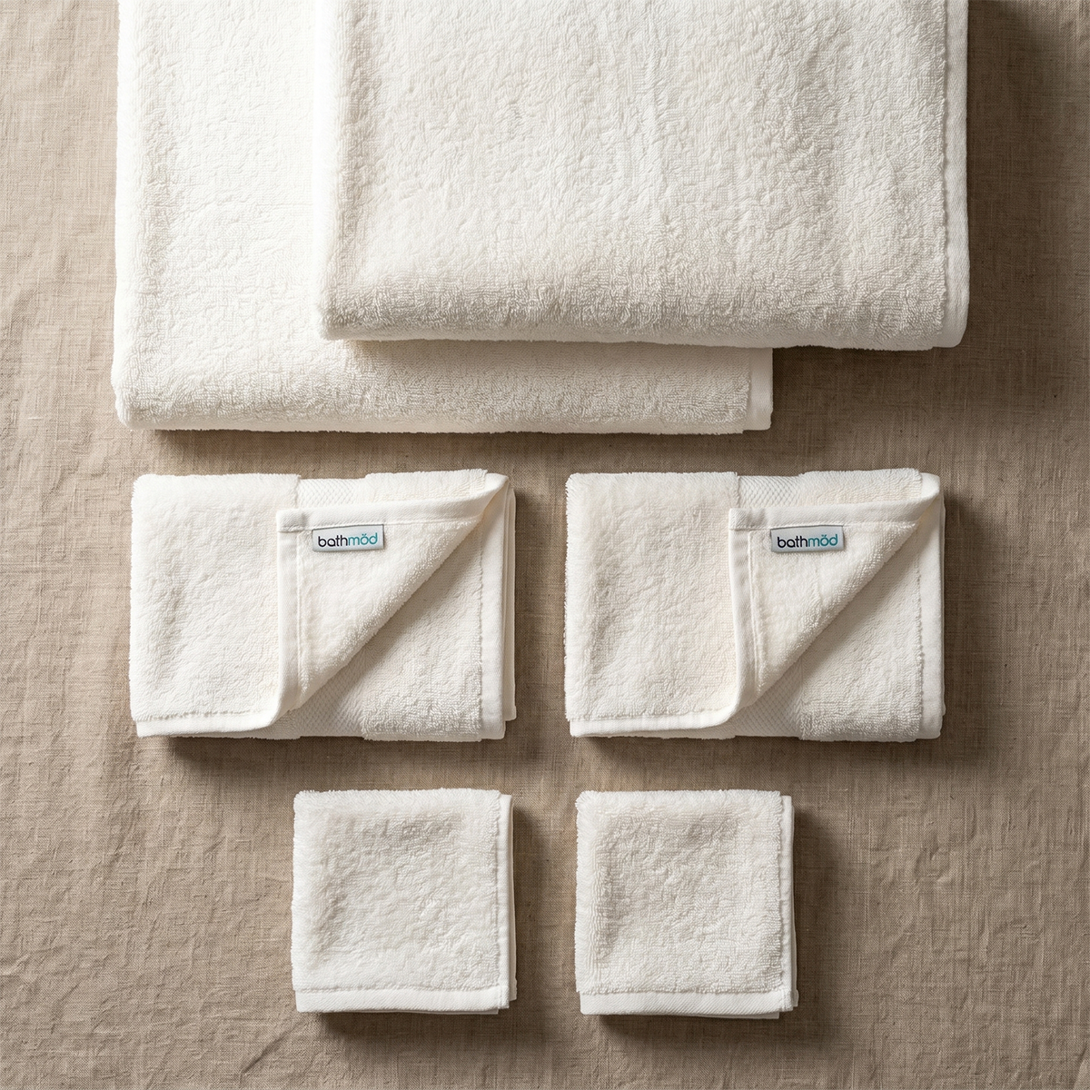 Luxury Organic Bath Six Piece Towel Set | Soft, Plush, Eco-Friendly Towels-0