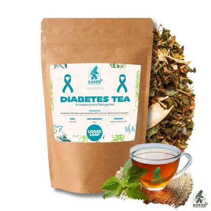 KUKER® Diabetics Tea 100g | Loose Leaf-1