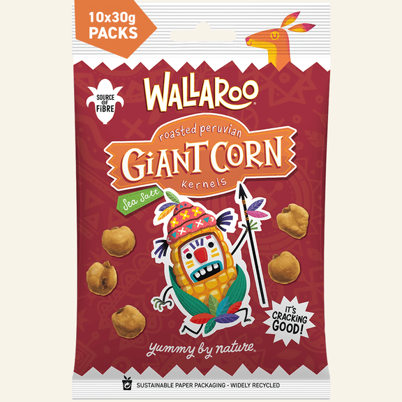 Roasted Peruvian Giant Corn Kernels - Sea Salt-0