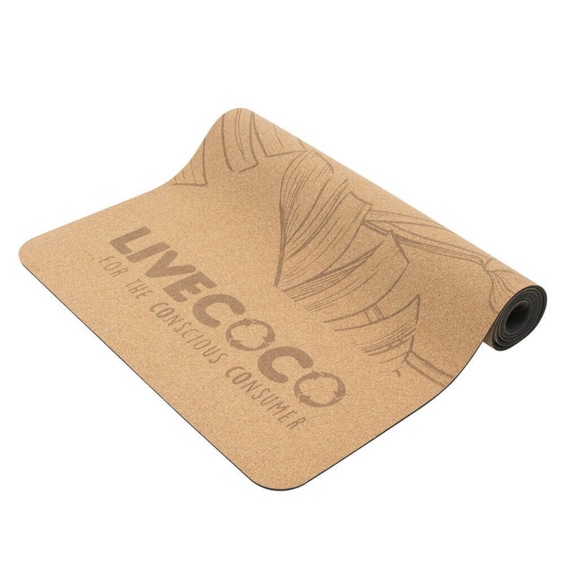 Cork Yoga Mat & Canvas Bag-2