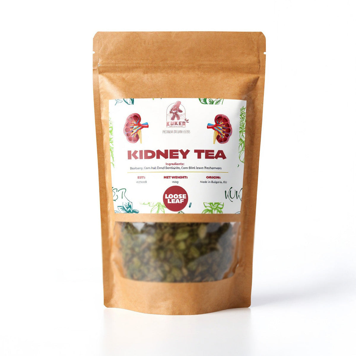 KUKER® Kidney Tea 100g | Urinary Tea-0
