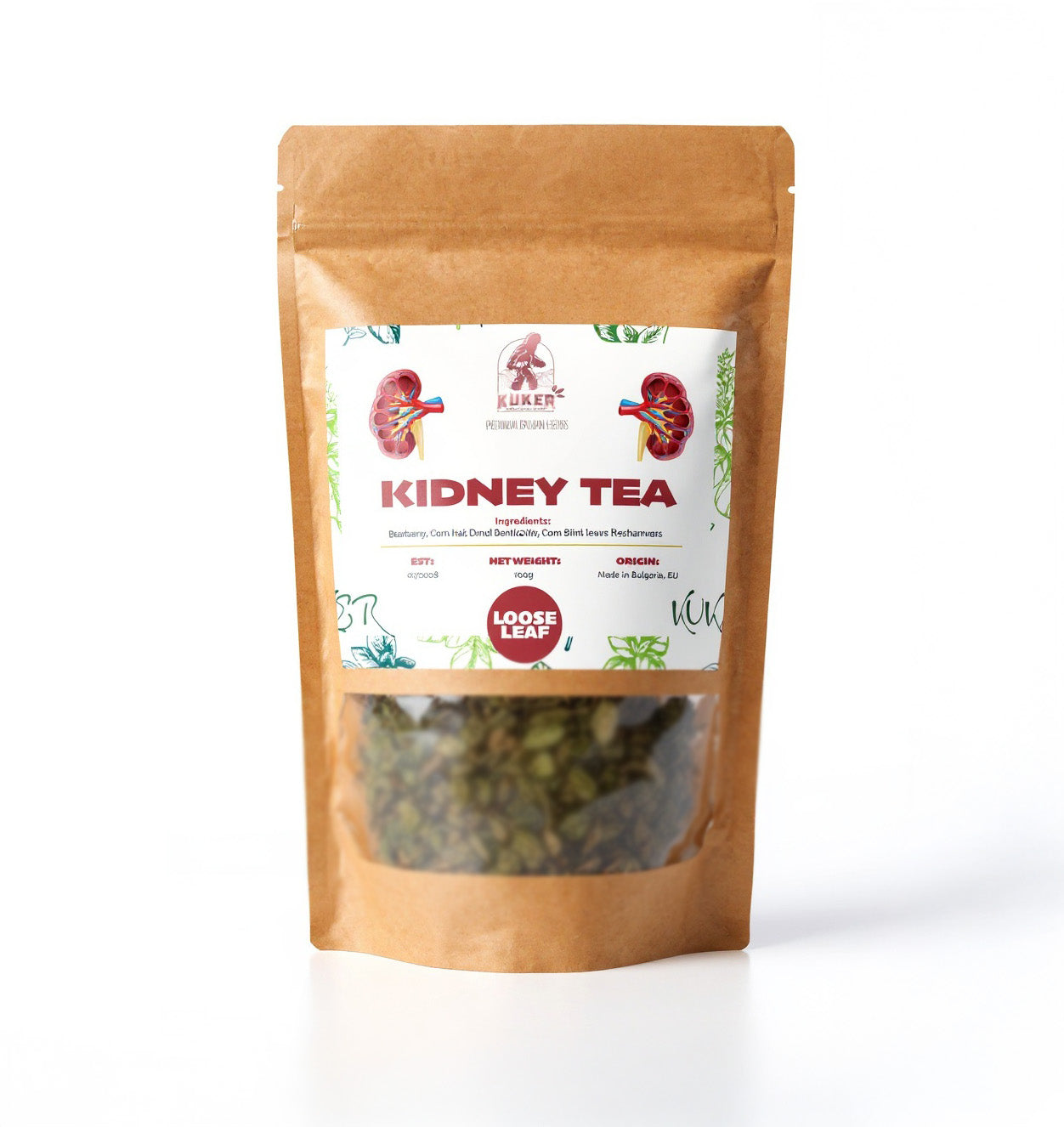 KUKER® Kidney Tea 100g | Urinary Tea-0