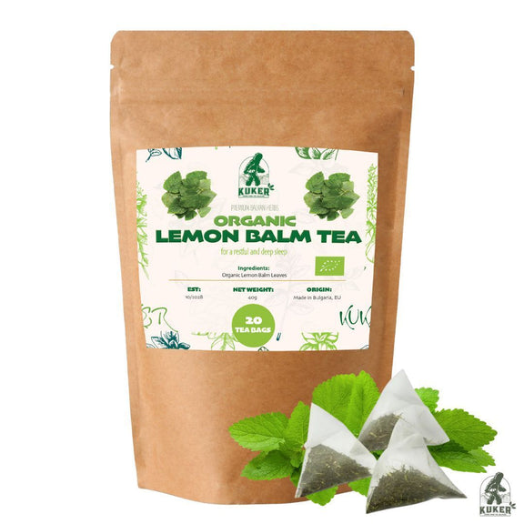 Organic Lemon Balm Tea 30g | 20 Bags-0