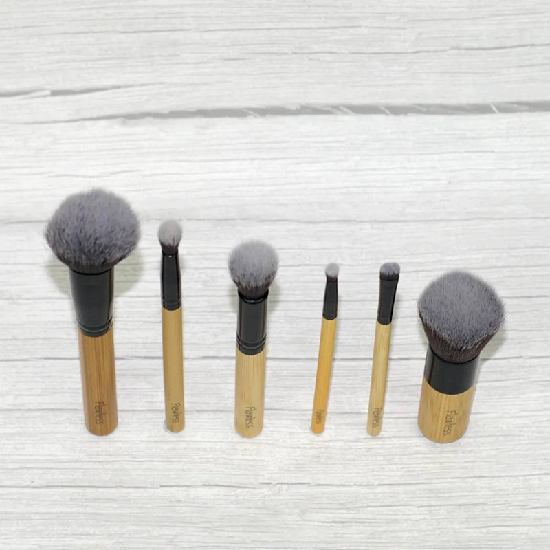 Dewy Skin Bamboo Makeup Brush Set