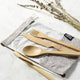 Bamboo Cutlery Set (Red Bag)