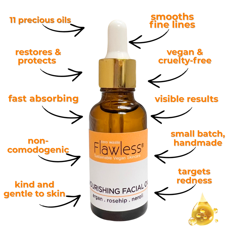 Facial Oil with Rosehip, Argan and Neroli -30ml-1
