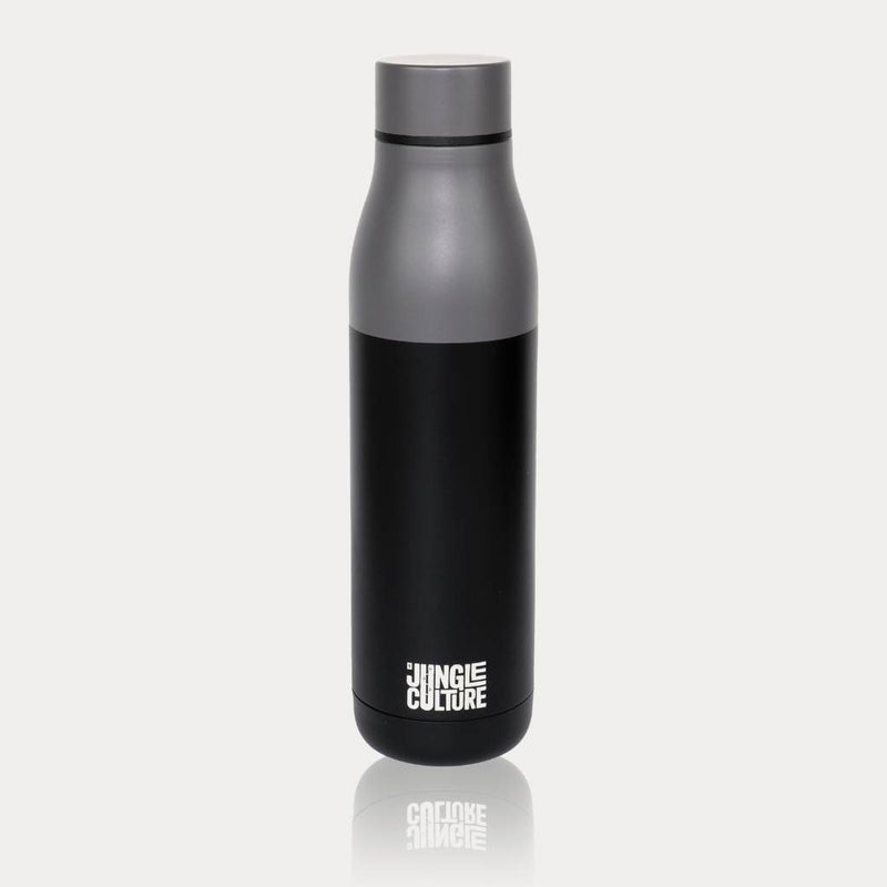 Reusable Stainless Steel Water Bottle (Matt Effect Black)
