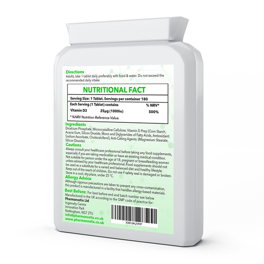 Vegan Vitamin D3 Natural Plant Based 1000 IU-1
