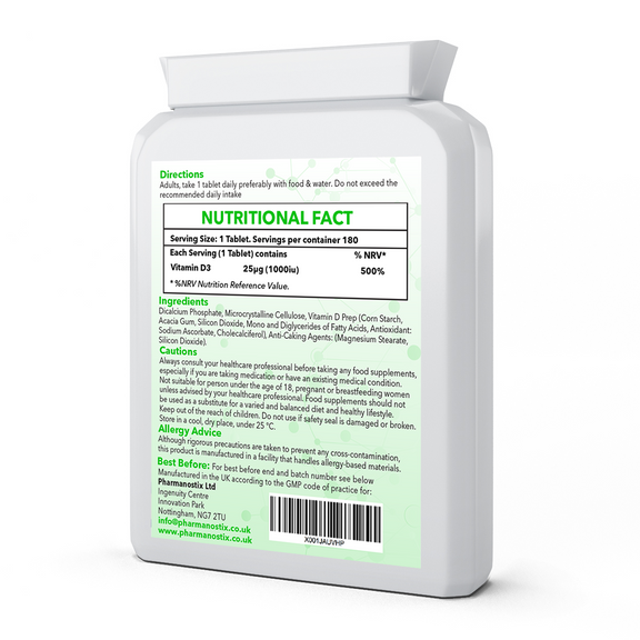 Vegan Vitamin D3 Natural Plant Based 1000 IU-1
