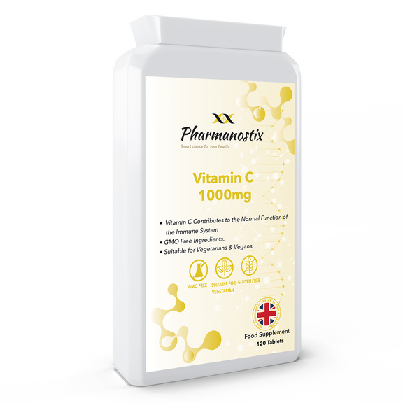 Vitamin C 1000mg (1 Gram) 120 Tablets-0